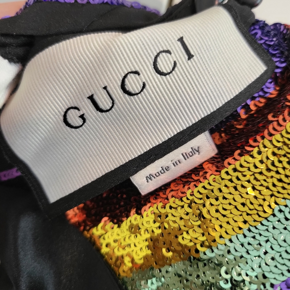 Gucci Tie Up Sequence Shirt - Picture 2 of 4